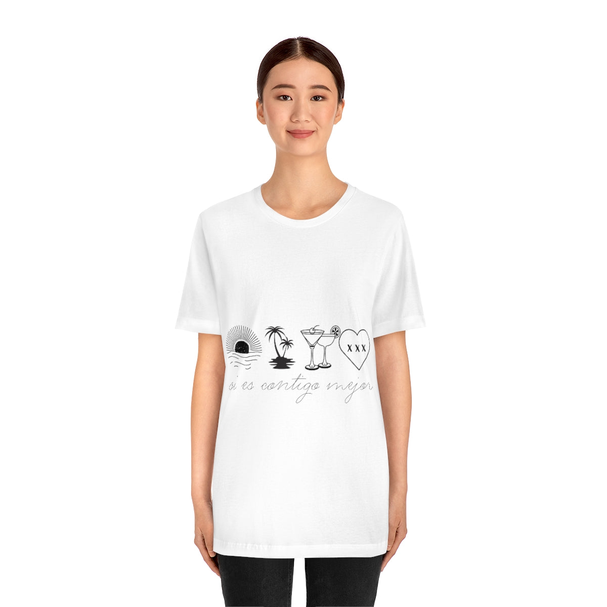 Si Es Contigo Mejor T-Shirt