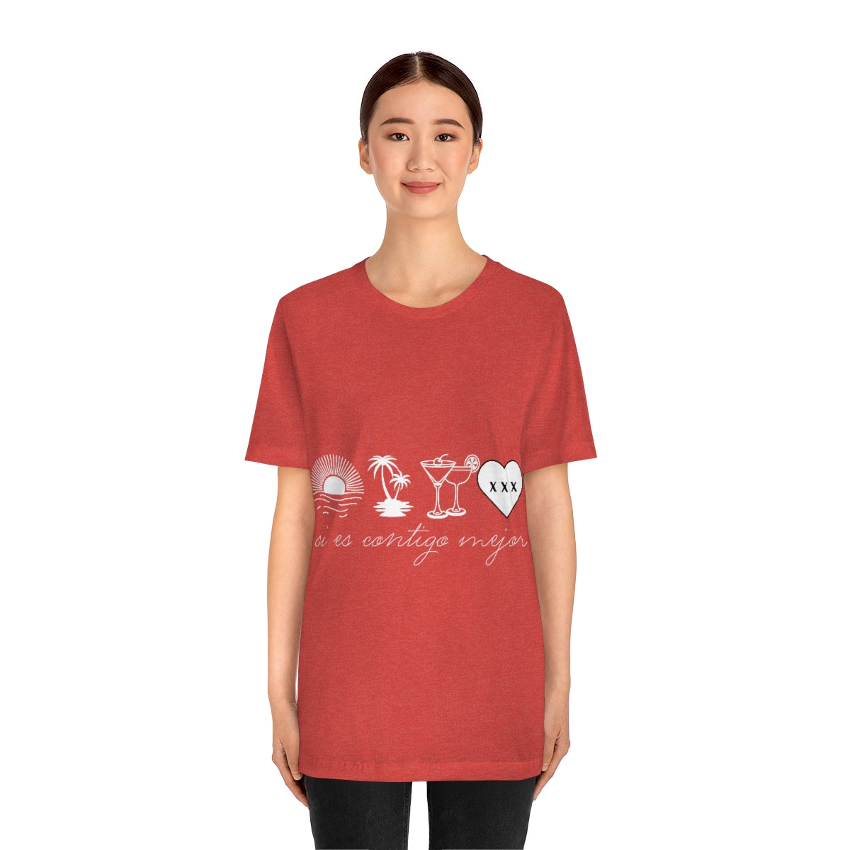 Si Es Contigo Mejor T-Shirt