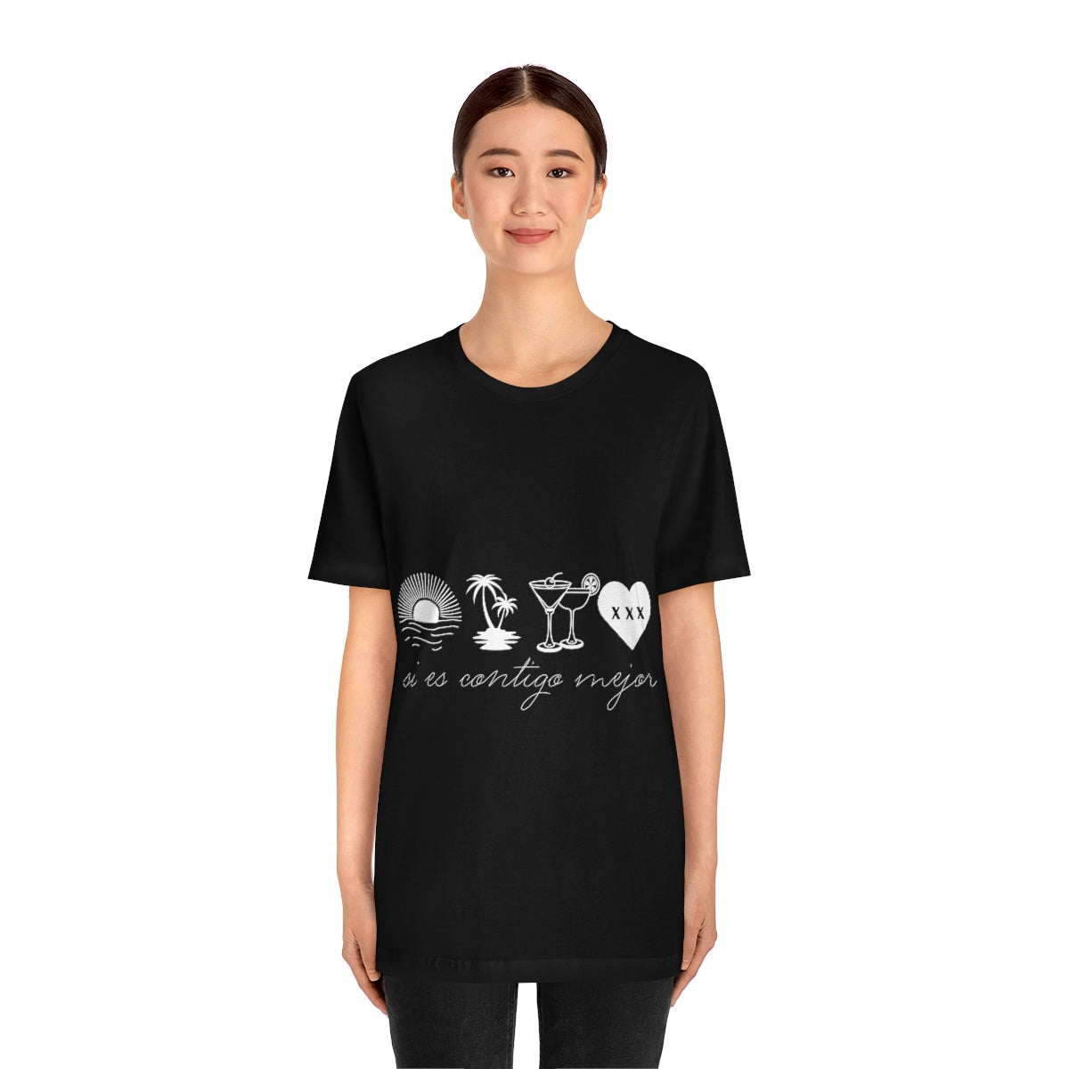 Si Es Contigo Mejor T-Shirt