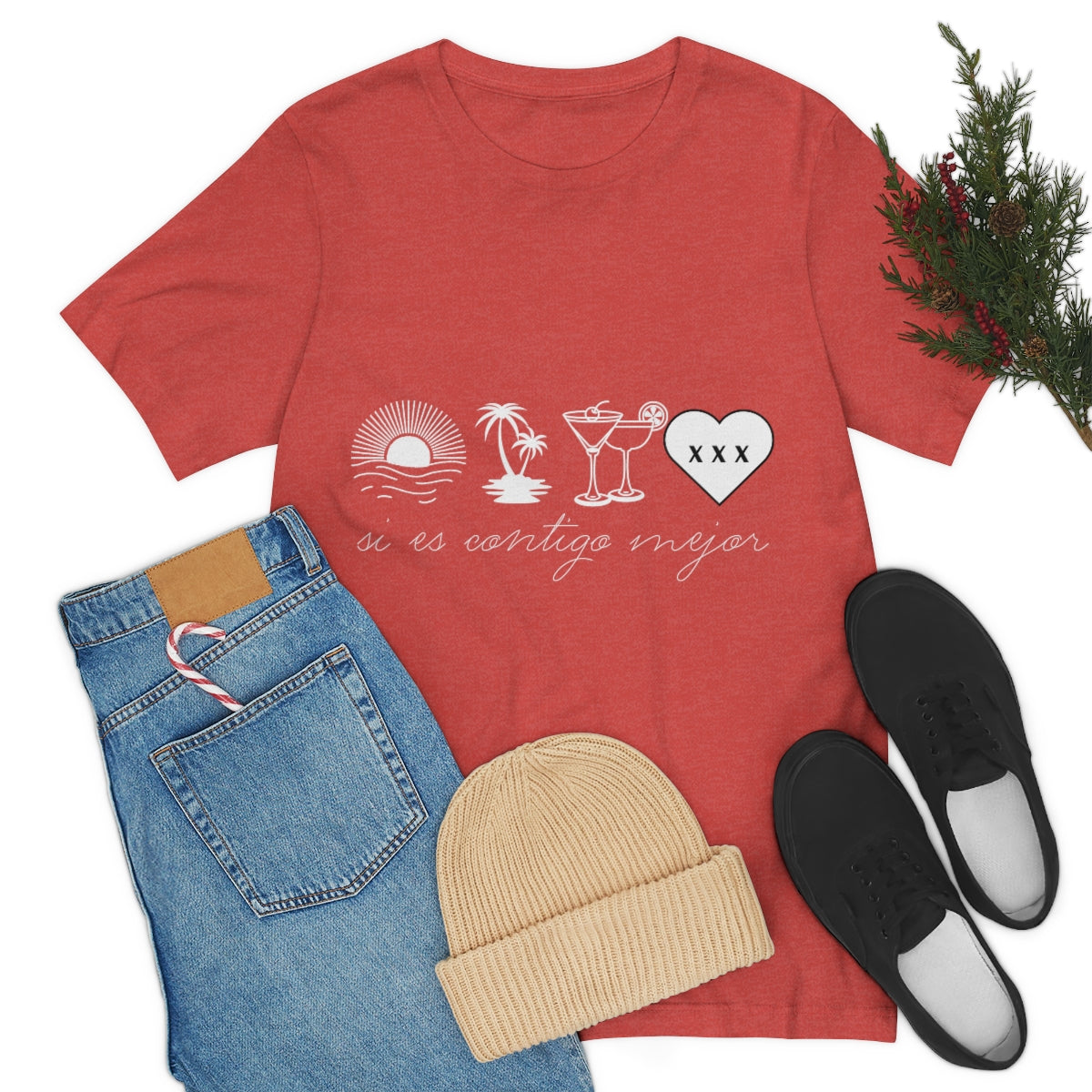 Si Es Contigo Mejor T-Shirt