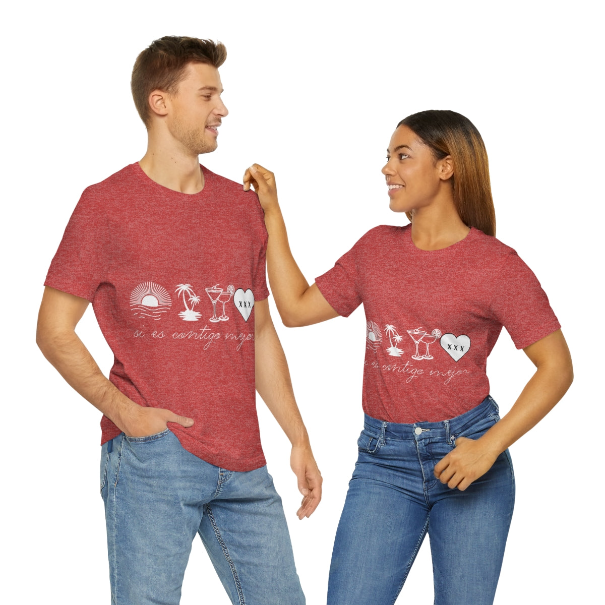 Si Es Contigo Mejor T-Shirt