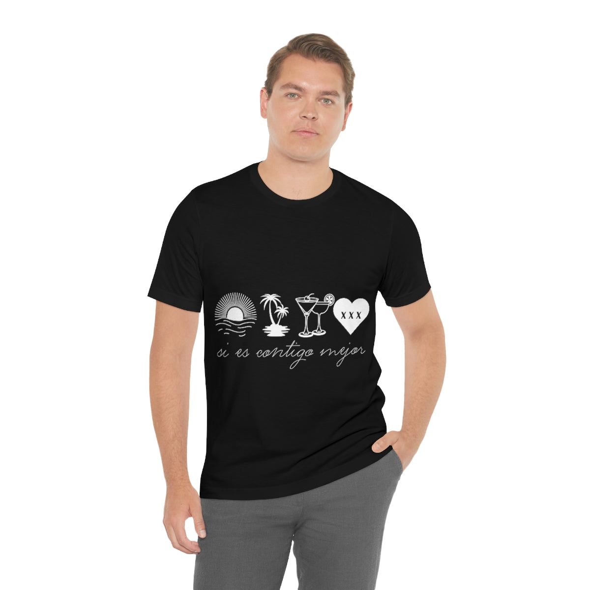 Si Es Contigo Mejor T-Shirt