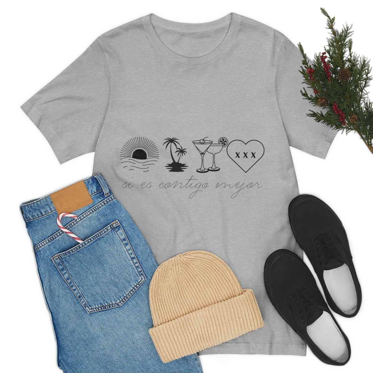Si Es Contigo Mejor T-Shirt