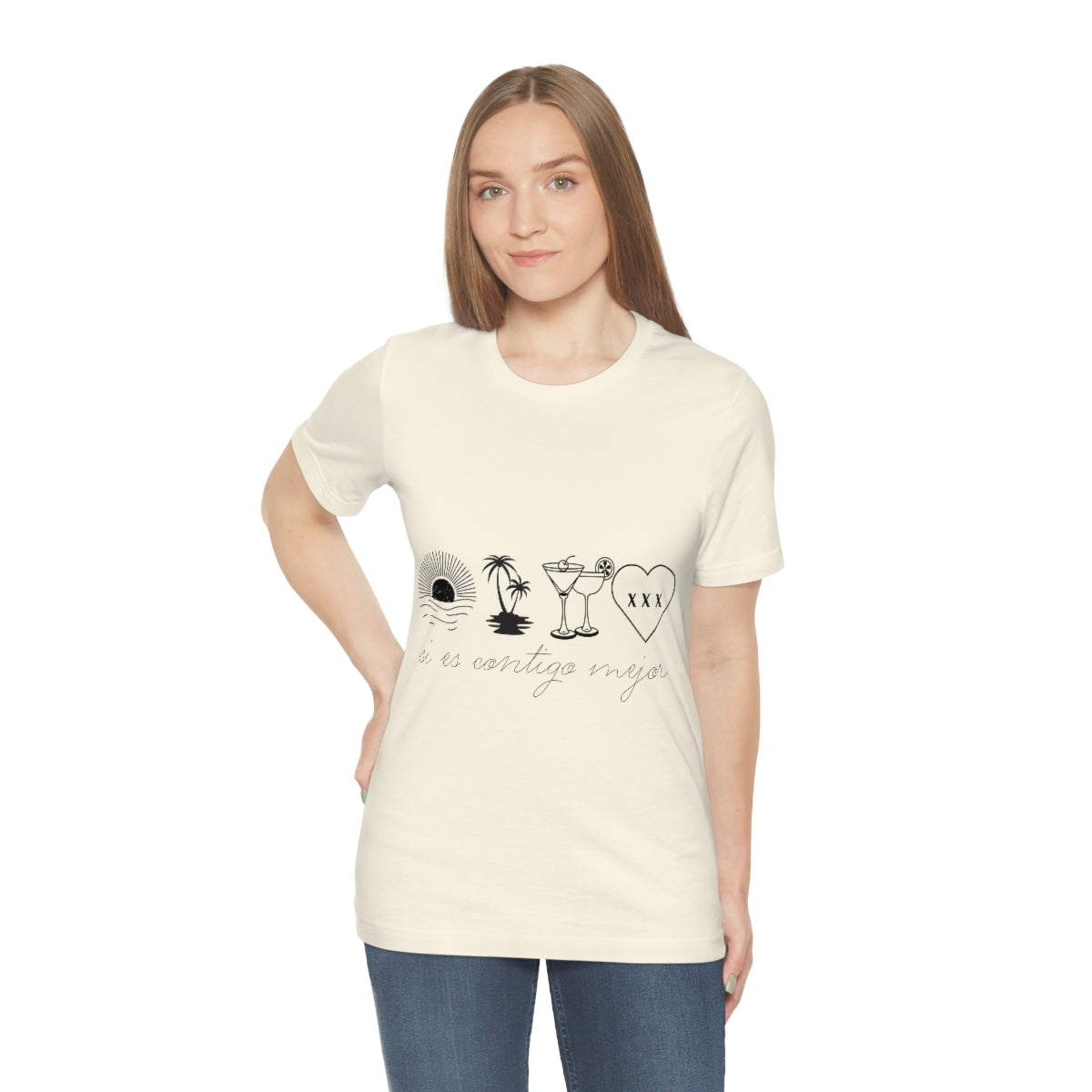 Si Es Contigo Mejor T-Shirt