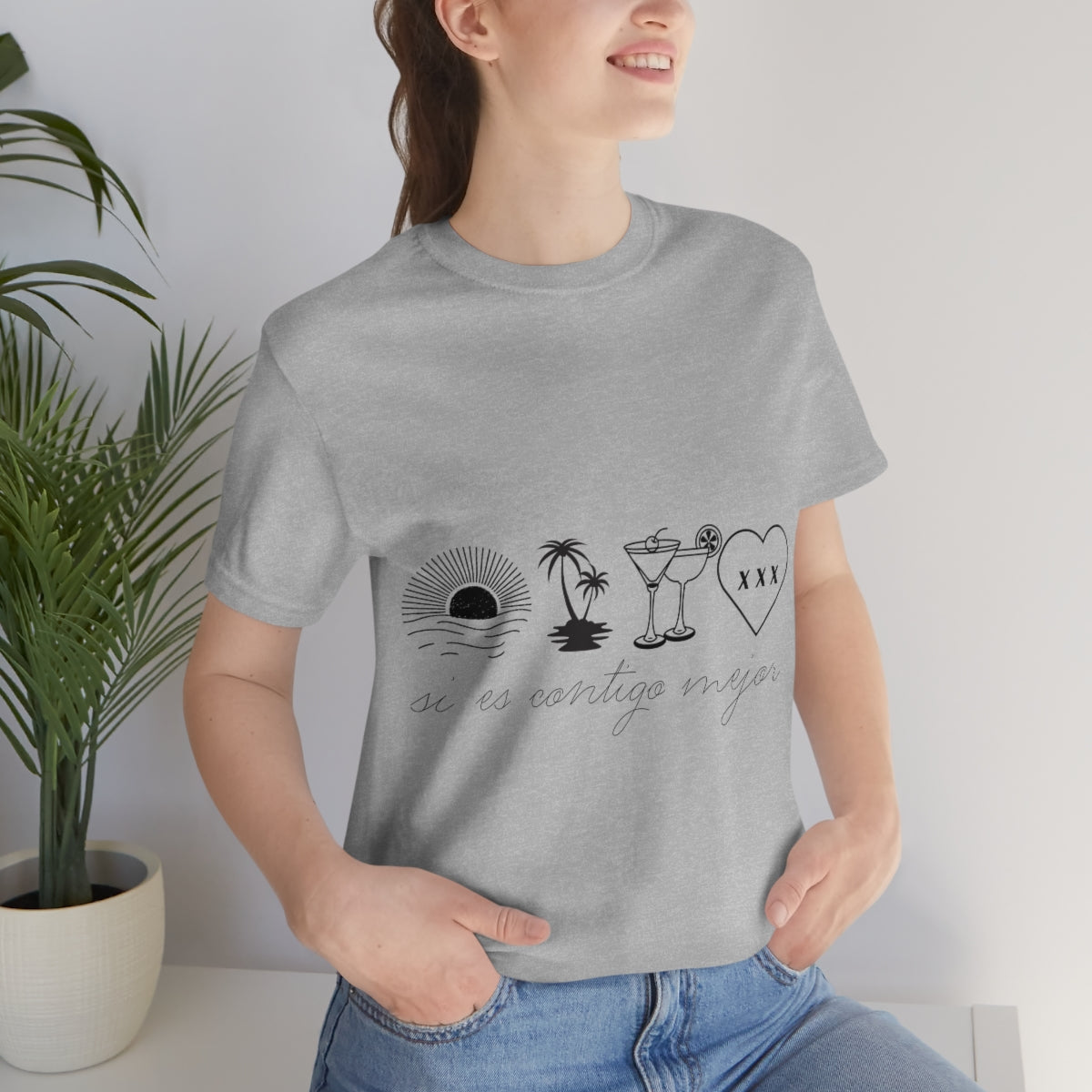 Si Es Contigo Mejor T-Shirt