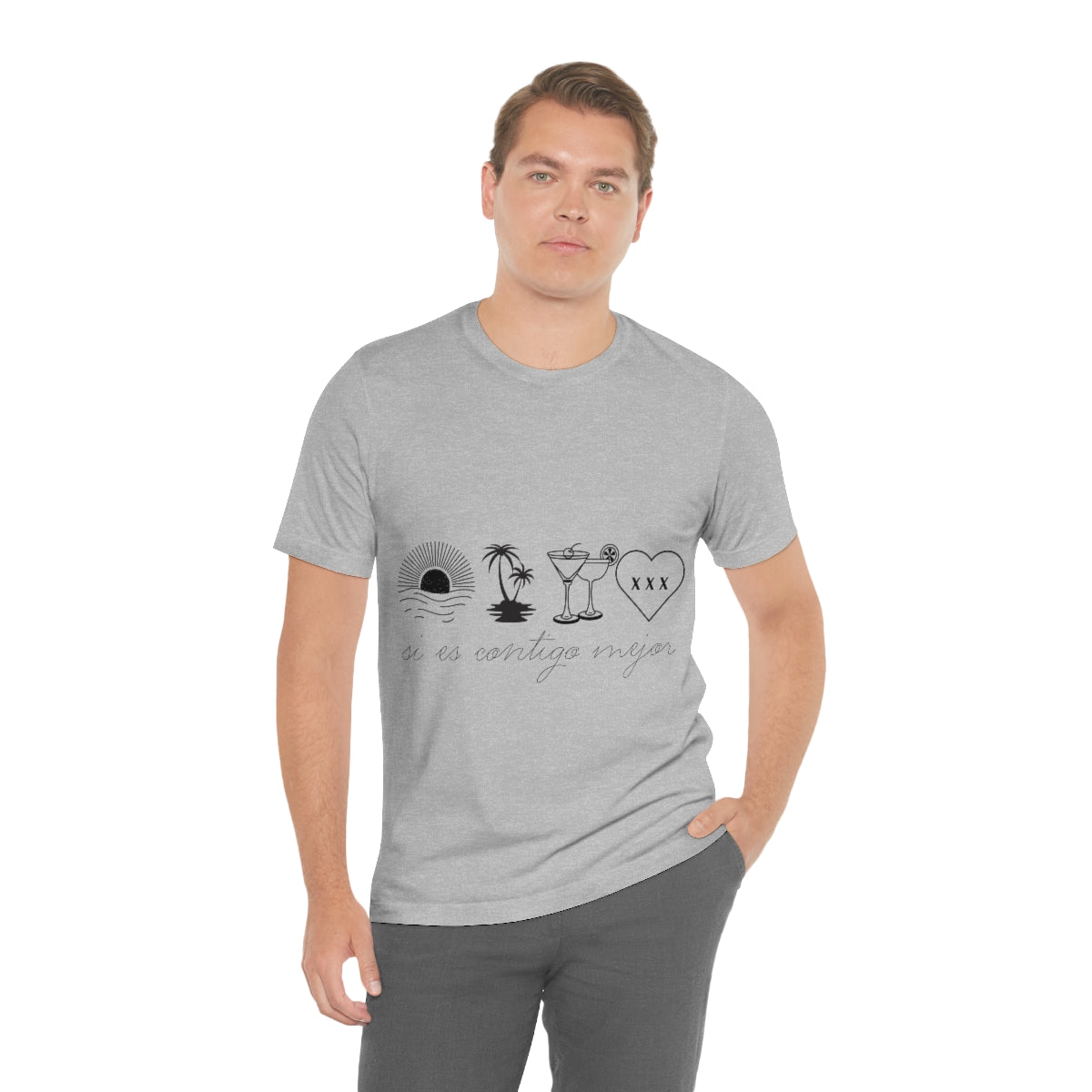 Si Es Contigo Mejor T-Shirt