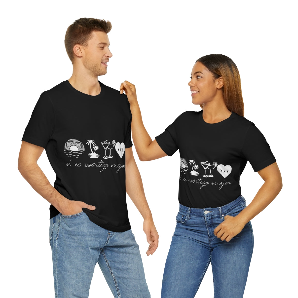 Si Es Contigo Mejor T-Shirt