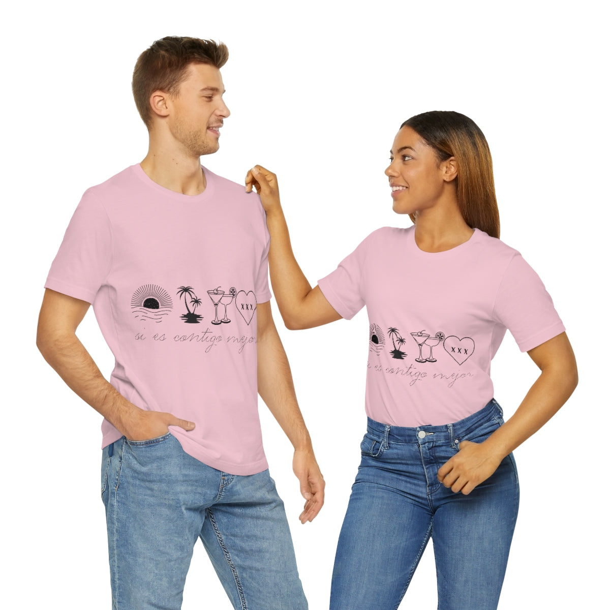Si Es Contigo Mejor T-Shirt