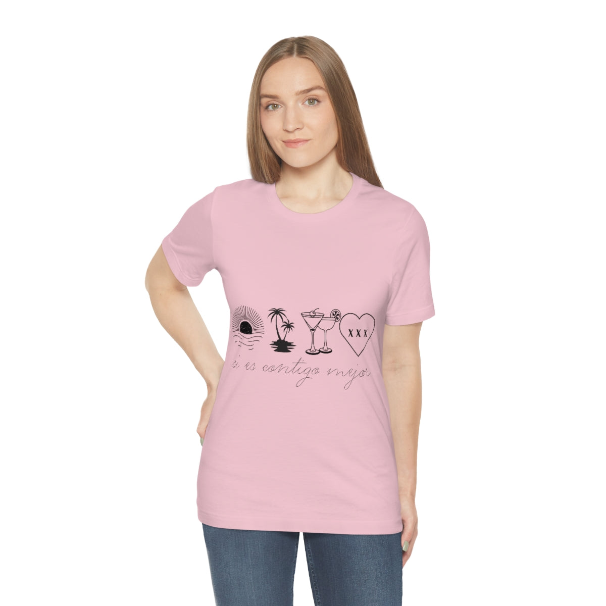 Si Es Contigo Mejor T-Shirt