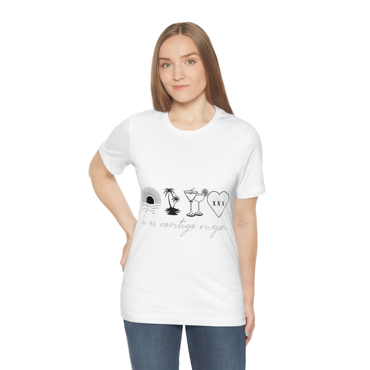 Si Es Contigo Mejor T-Shirt