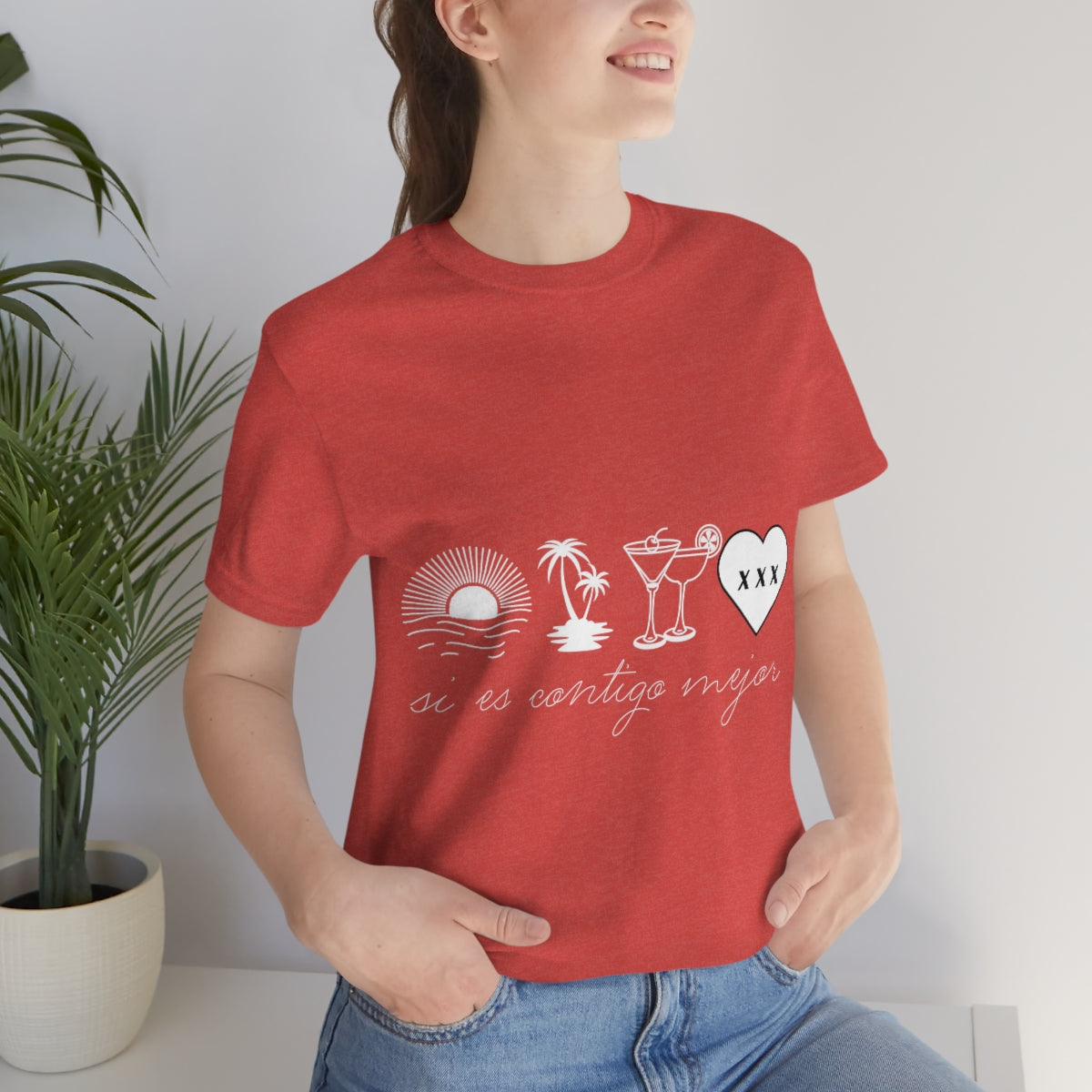 Si Es Contigo Mejor T-Shirt