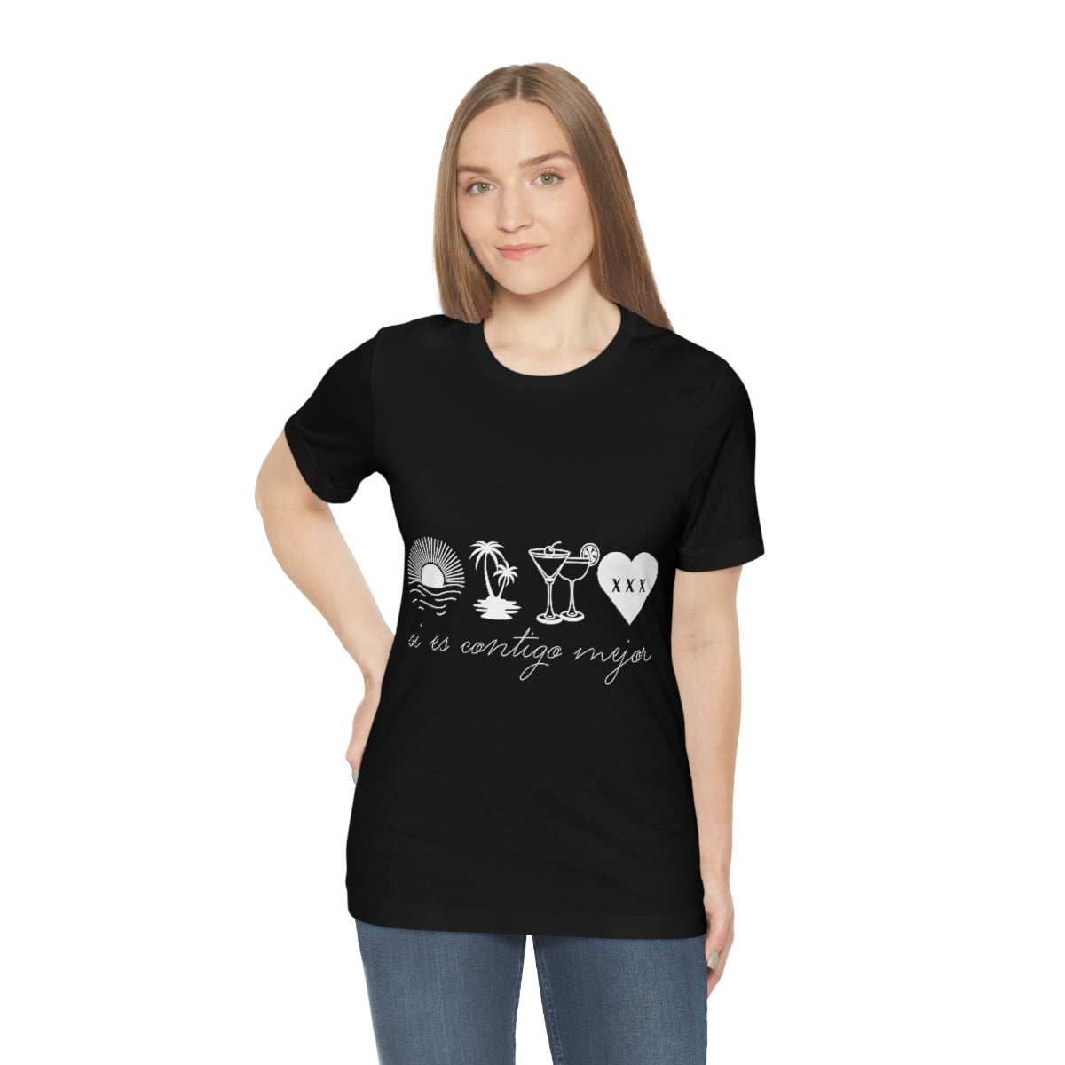 Si Es Contigo Mejor T-Shirt