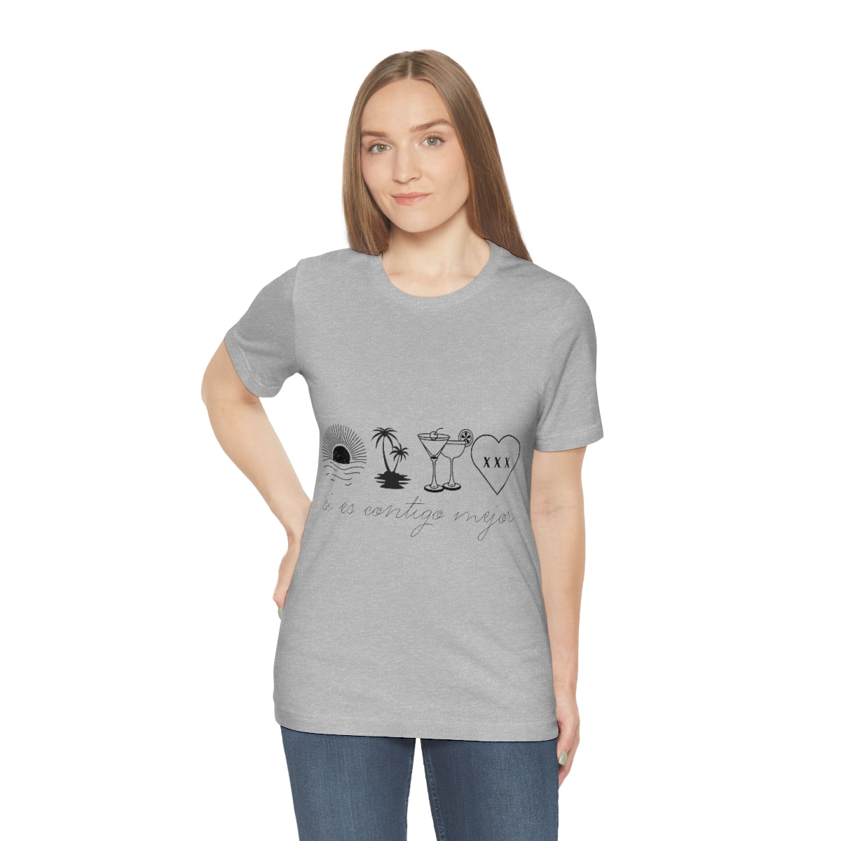Si Es Contigo Mejor T-Shirt