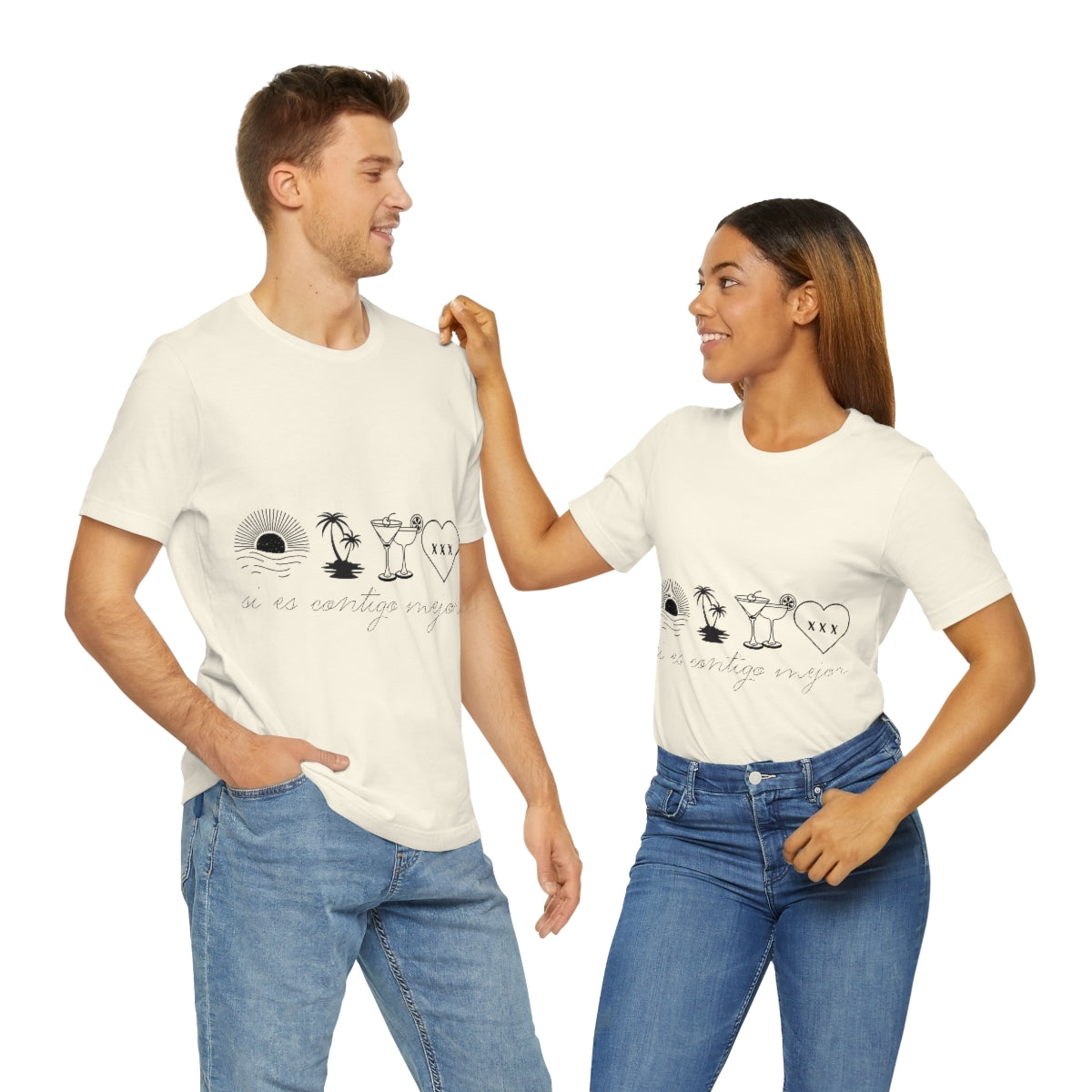 Si Es Contigo Mejor T-Shirt