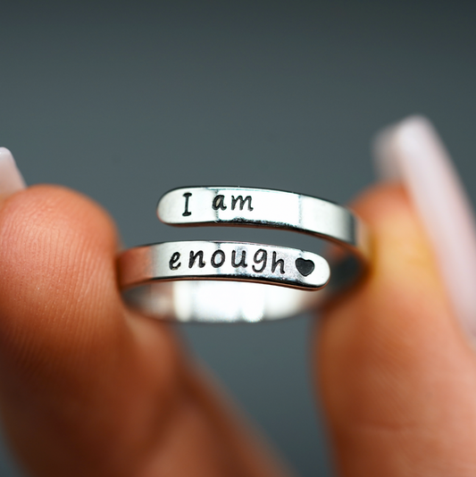 'I Am Enough' Ring by Eliteezy™