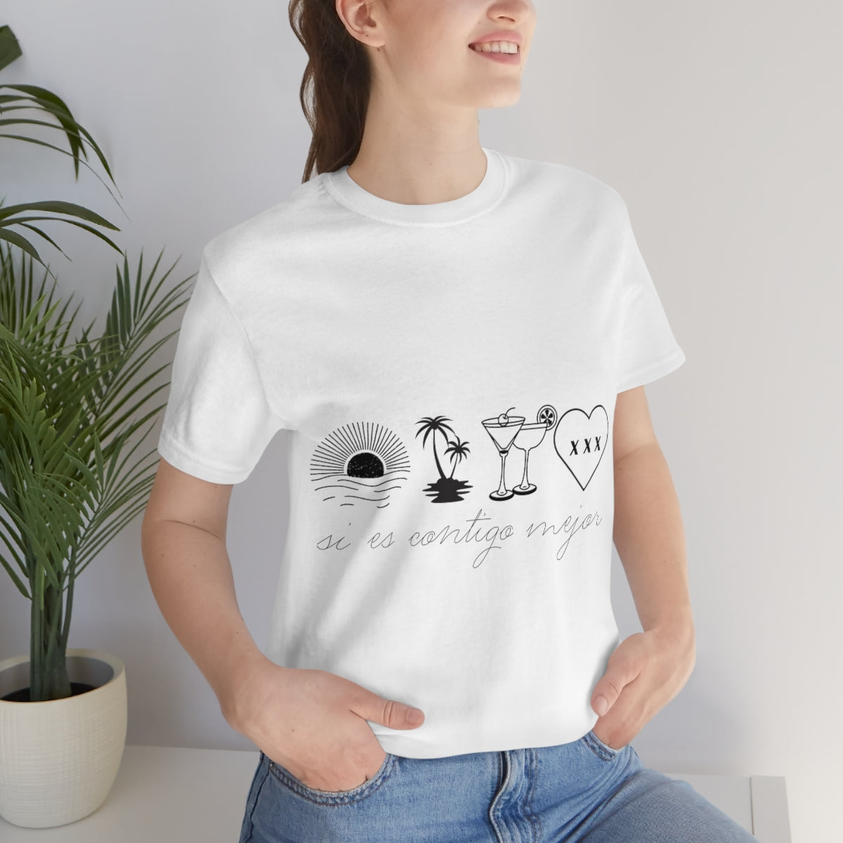 Si Es Contigo Mejor T-Shirt