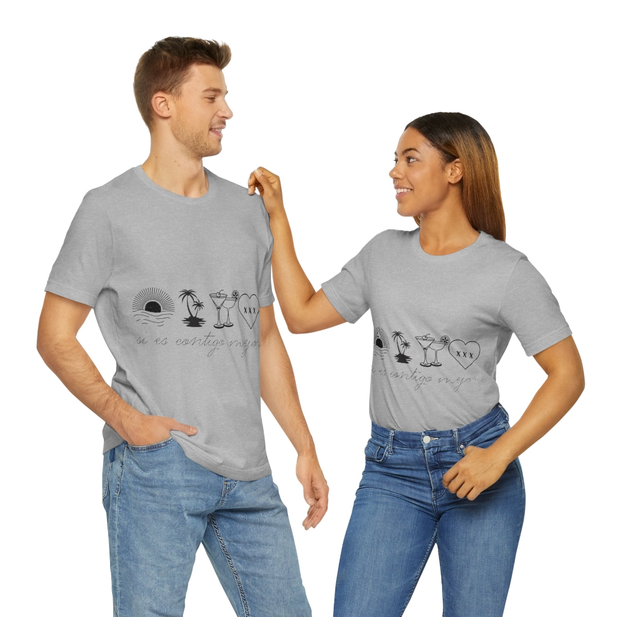 Si Es Contigo Mejor T-Shirt