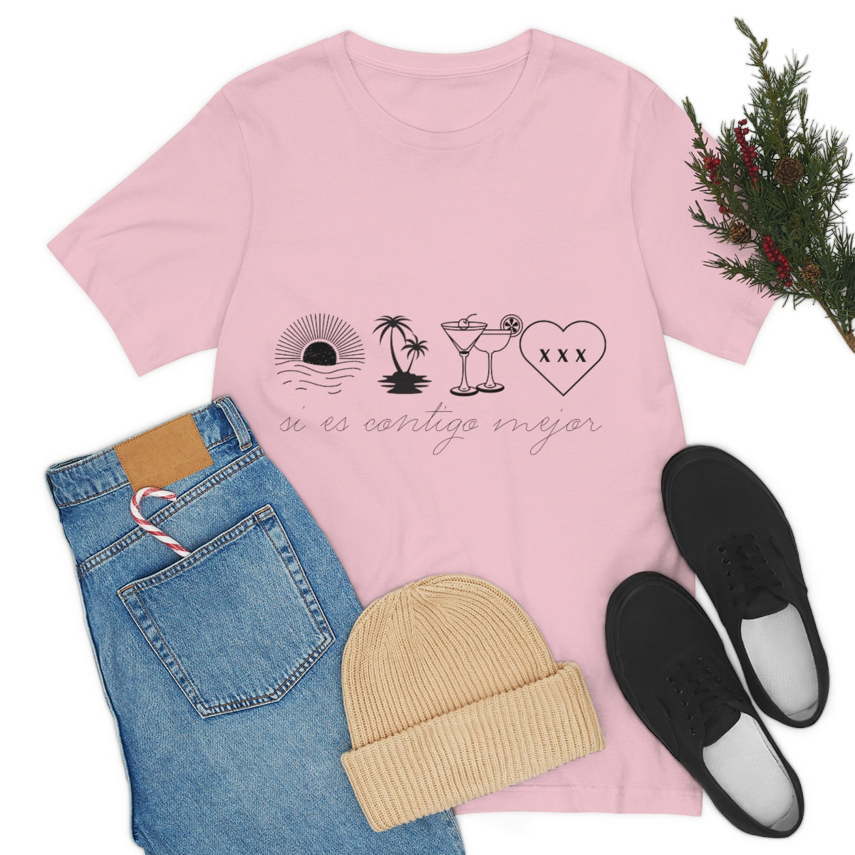 Si Es Contigo Mejor T-Shirt