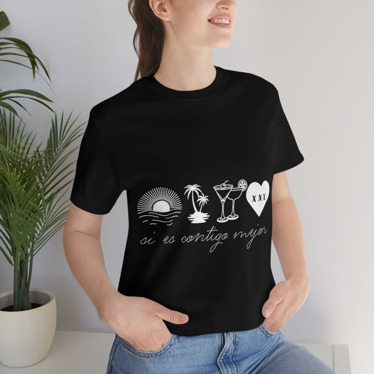 Si Es Contigo Mejor T-Shirt