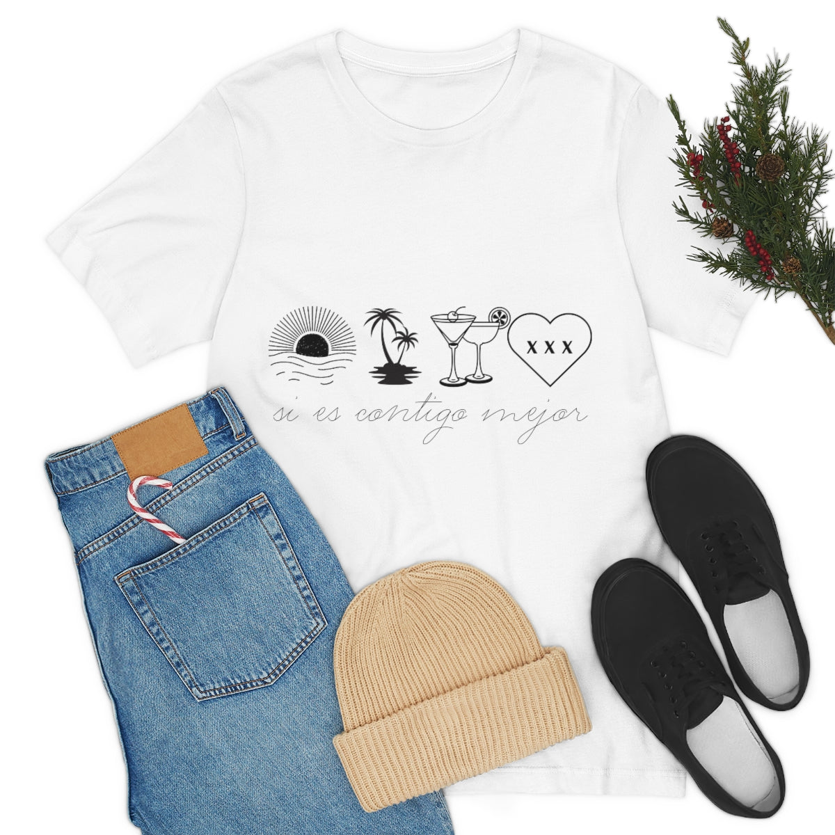 Si Es Contigo Mejor T-Shirt