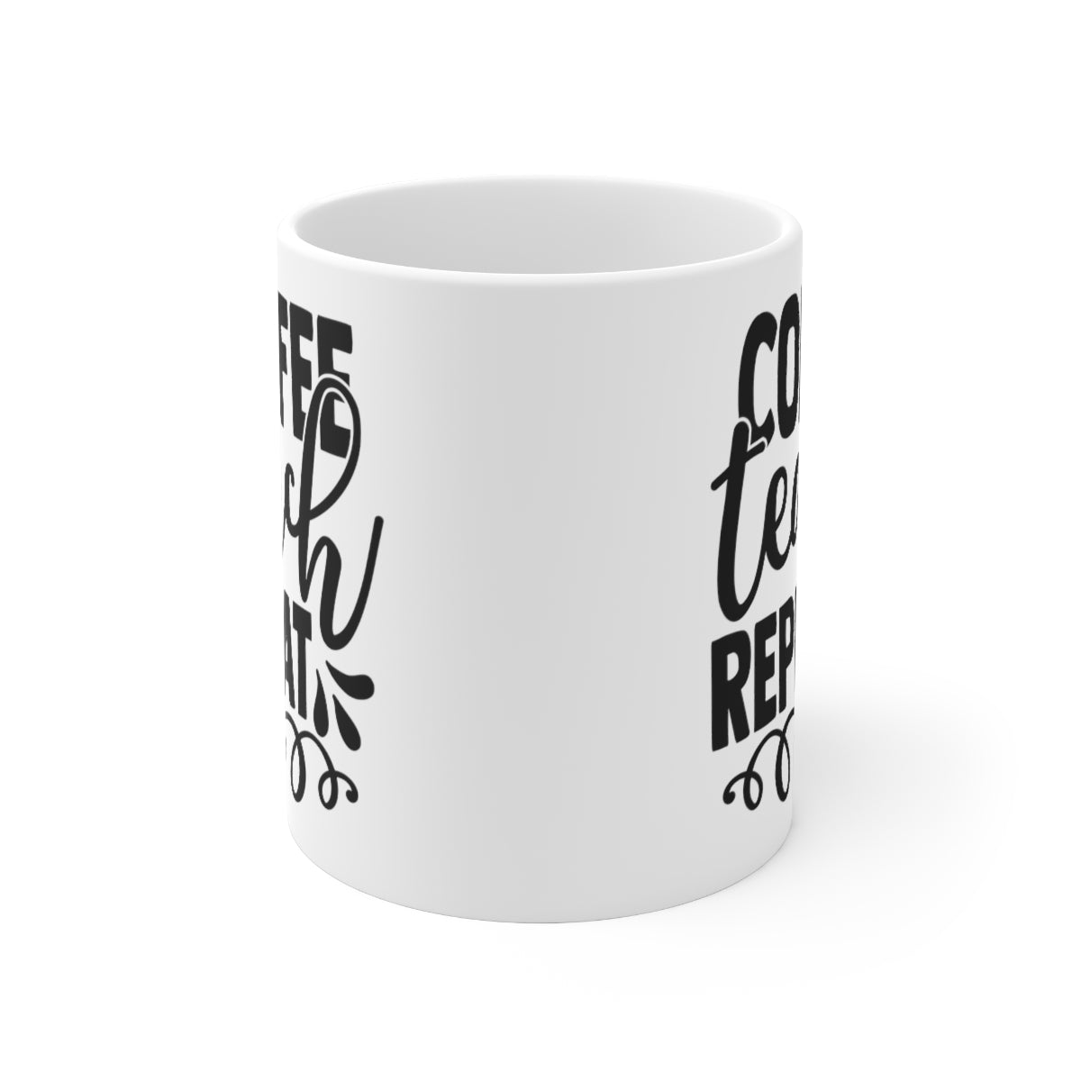 Coffee Teach Repeat Ceramic Mug 11oz