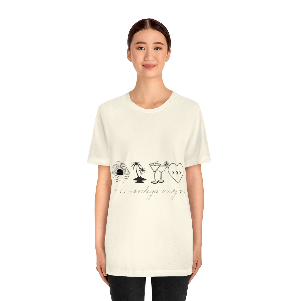 Si Es Contigo Mejor T-Shirt