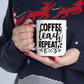 Coffee Teach Repeat Ceramic Mug 11oz