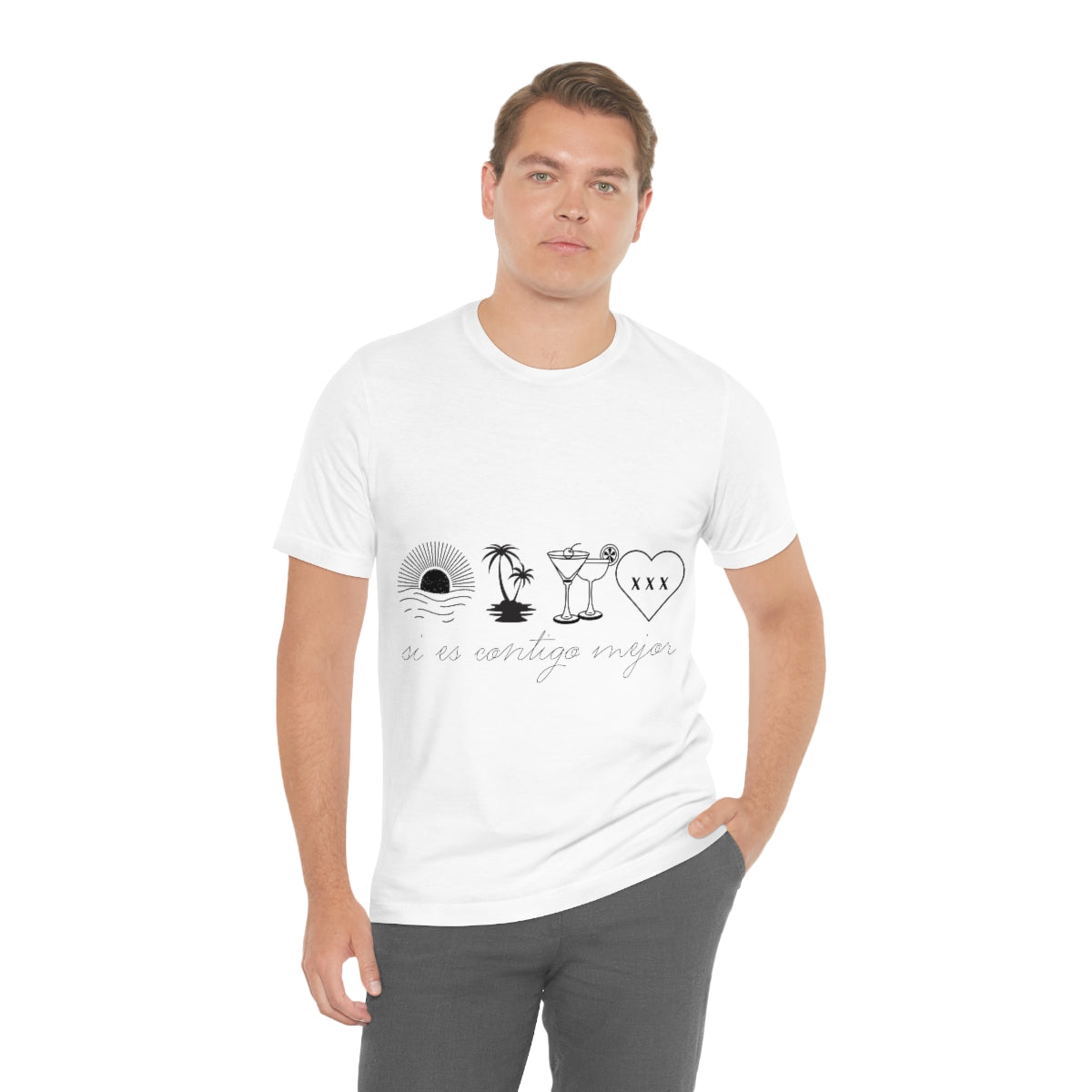 Si Es Contigo Mejor T-Shirt